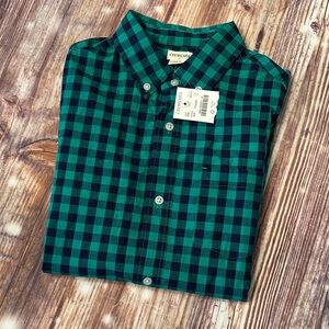NWT J.Crew Factory CrewCuts Size 12 
Plaid button up